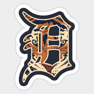 Detroit Tigers - D Logo Sticker